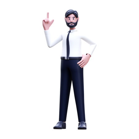 Businessman Has Idea  3D Icon