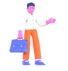Businessman Holding Briefcase