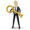 key-to-success emoji 3d