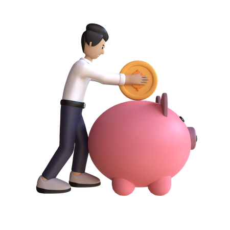 Businessman Investment  3D Icon