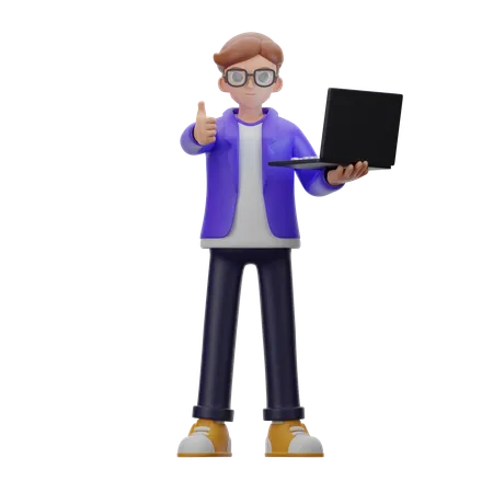 Programmer Character 3 D Illustration Pack 3D Illustration