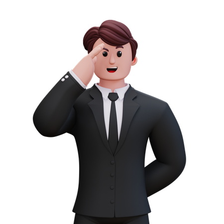 Businessman Is Confused  3D Illustration