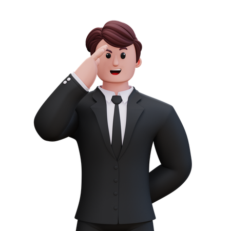 Businessman Is Confused  3D Icon