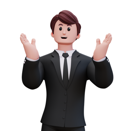 Businessman Is Upset  3D Icon