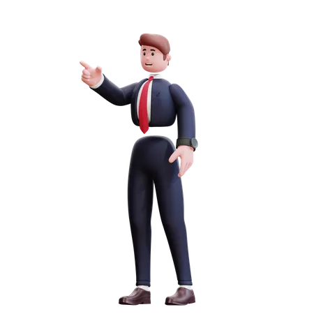 3 D Businessman Character Illustration 3D Illustration