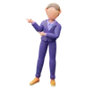 Businessman Pointing Sideways