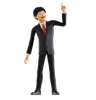 Businessman Pointing Up