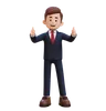 Businessman Showing Thumbs Up