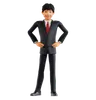 Businessman Standing Confidently