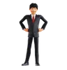 Businessman Standing Confidently