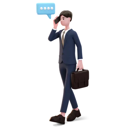 Businessman 3 D Character 3D Illustration