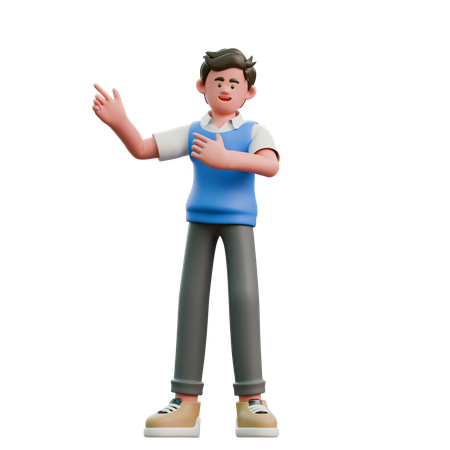 Businessman Thingking  3D Icon