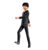 Businessman Walking Confidently