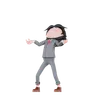 Businessman With Annoyed Pose
