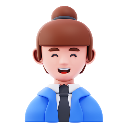 비즈니스 우먼  3D Icon
