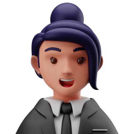 Businesswoman  3D Icon