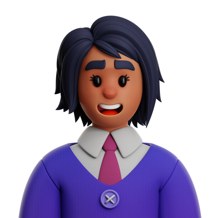 BUSINESSWOMAN  3D Icon