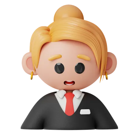 Businesswoman  3D Icon