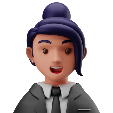 Businesswoman 3D Icon