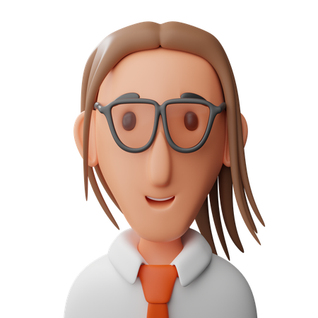 Businesswoman avatar  3D Icon