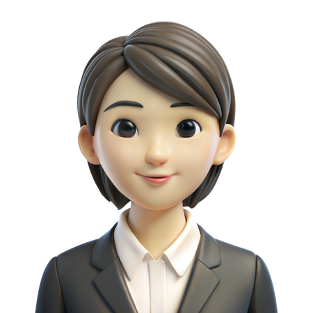 Businesswoman Avatar  3D Icon