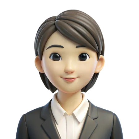 Businesswoman Avatar  3D Icon