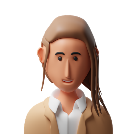 Businesswoman avatar  3D Icon