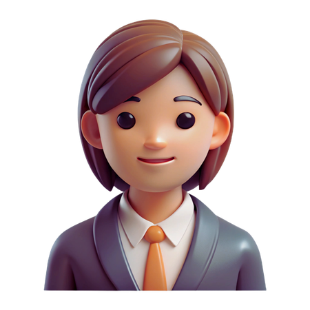Businesswoman Avatar  3D Icon