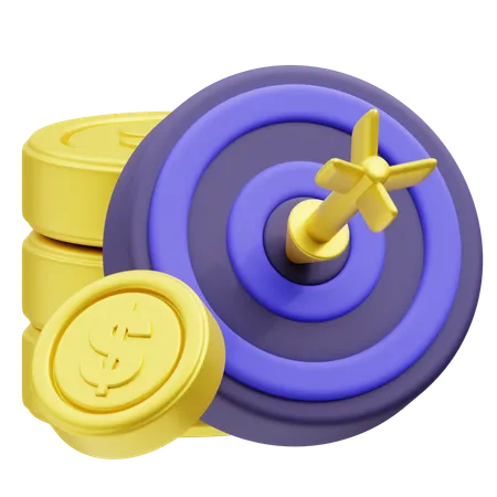 Businness Target  3D Icon