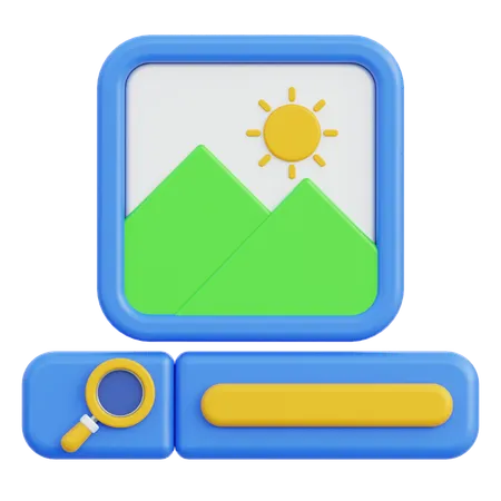 Buscar  3D Icon