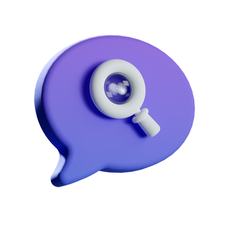 Buscar chat  3D Icon