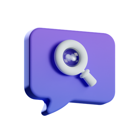 Buscar chat  3D Icon