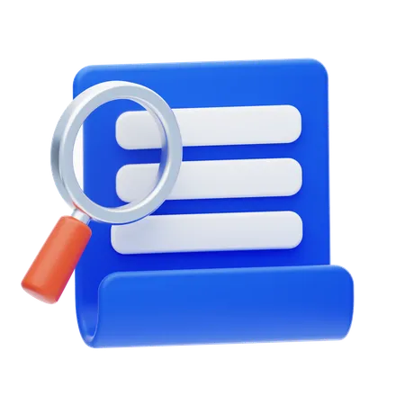 Búsqueda de datos  3D Icon