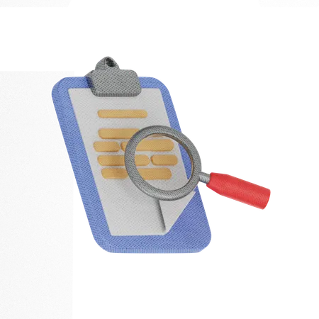 Búsqueda de documentos  3D Icon