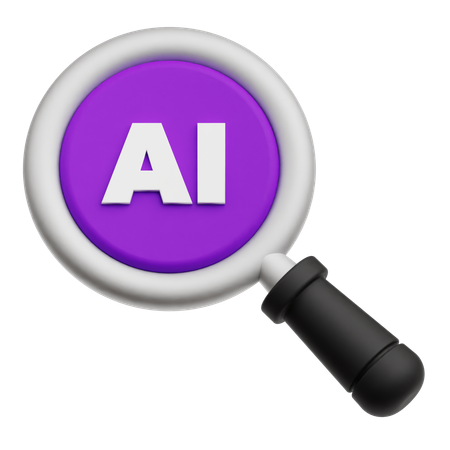 Búsqueda ai  3D Icon