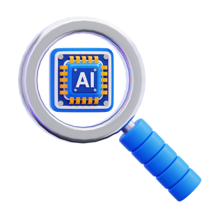 Búsqueda ai  3D Icon