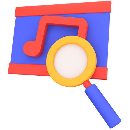 Buscar musica  3D Icon