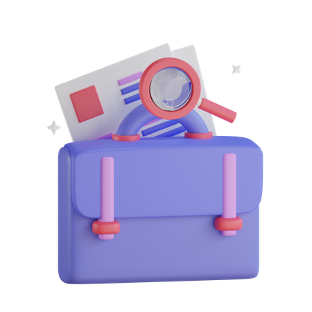 Búsqueda de trabajo  3D Icon