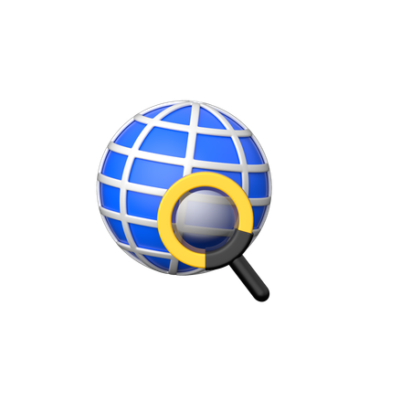 Busqueda de internet  3D Icon