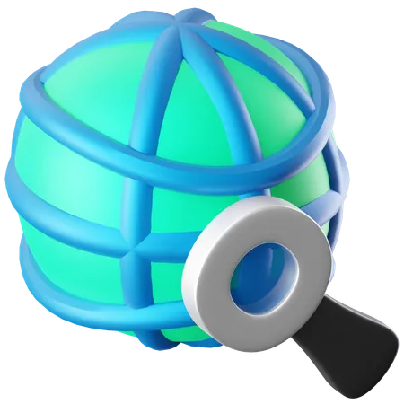 Busqueda de internet  3D Icon