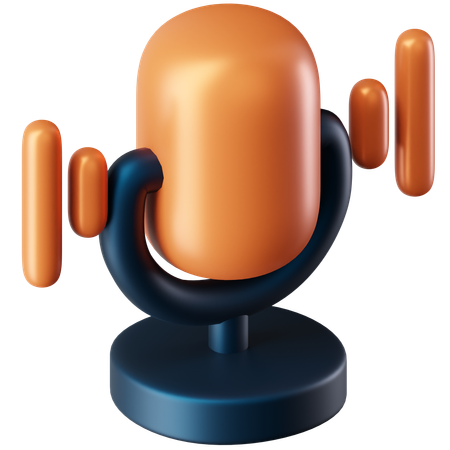 Búsqueda por voz  3D Icon