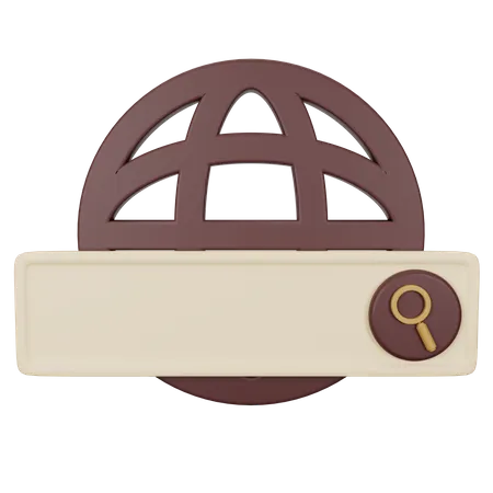 Búsqueda web  3D Icon
