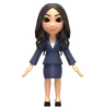 Bussiness Girl Standing