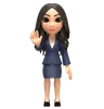 Bussiness Girl Waving