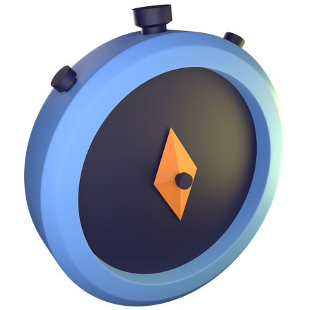 Bússola  3D Icon