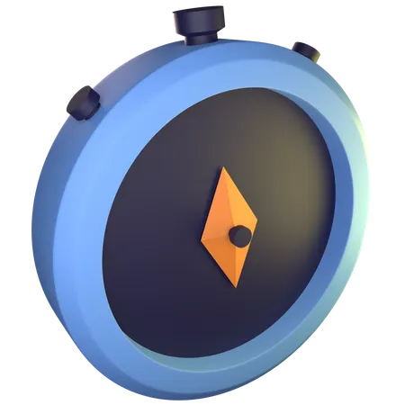 Bússola  3D Icon