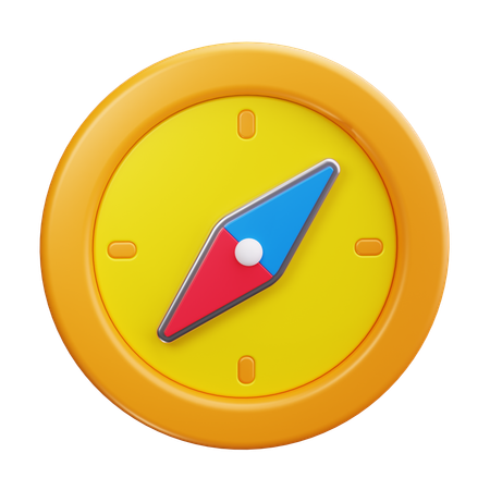 Bússola  3D Icon