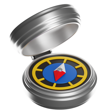 Bússola  3D Icon