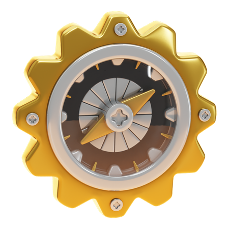Bússola  3D Icon