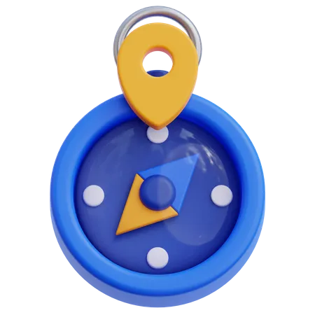 Bússola  3D Icon